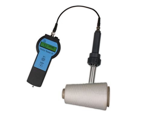 Yarn Cotton Moisture Meter commercial|digital textile moisture meter.